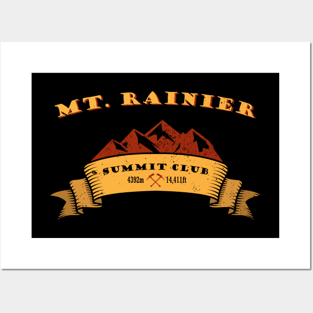 Mt. Rainier Summit Club Wall Art by Dolde08